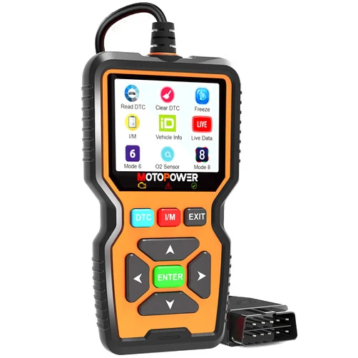 MOTOPOWER MP69039 Car OBD2 Scanner Code Reader Engine Fault Code Reader Scanner CAN Diagnostic Scan Tool Advanced Edition