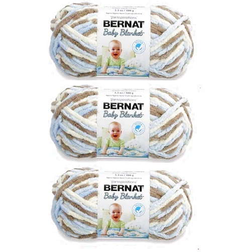 Bernat Bulk Buy: Bernat Baby Blanket Yarn (3-Pack) Little Cosmos 161103-3128