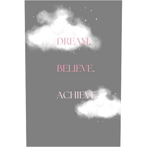 By Miss Cora Dooley (Author) Dream. Believe. Achieve. Journal