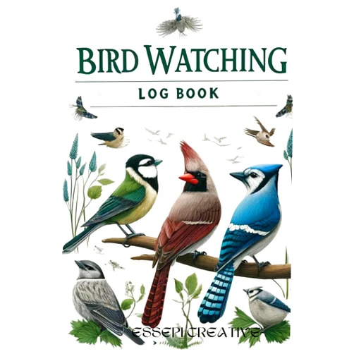 Essepi Creative Bird Watching Log Book: Awesome Birding Journal for Bird Watchers & Birders, Birdwatching Journal to Record Daily Sightings Paperback an Ideal Bird Watching Gift for Bird Lovers