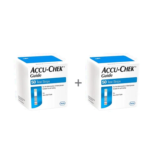 Accu-Chek Guide Test Strips - 50 ct, Pack of 2