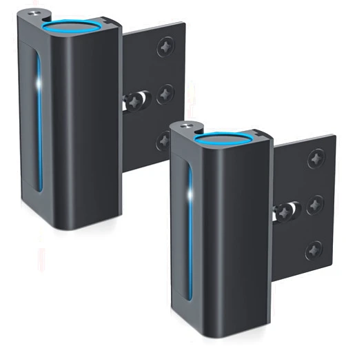 AceMining 2 Pack AceMining Door Reinforcement Lock Withstands 800lbs of Force - Black Extra Child Proof Door Lock with 8 Screws Prevents Unauthorized Entry,Add a Door Security Lock for Home Safety & Privacy