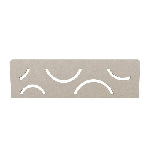 Schluter Systems Niche Shelf-N - Curve Design -Stone Grey - (SNS1D6TSSG) Kerdi-Line Shower Acessory