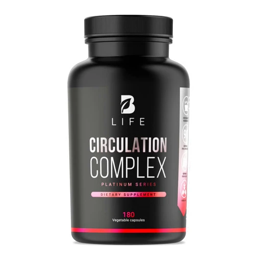 B Life Company Butcher’s Broom, Horse Chestnut, L-Arginine and Resveratrol, Circulation Complex | 180 Caps - 45 Days | Made in USA by B Life. (CirculationUSA)
