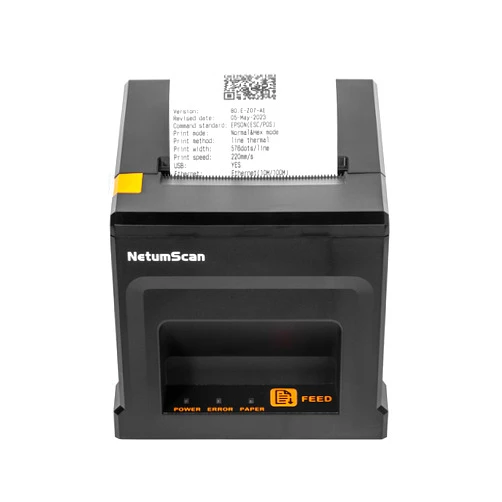NetumScan POS Receipt Printer, 80mm USB Thermal Receipt Printer with Auto Cutter Cash Drawer, 300mm/s, USB Interface, Support Windows/Mac/Linux, Restaurant Kitchen Printer for ESC/POS