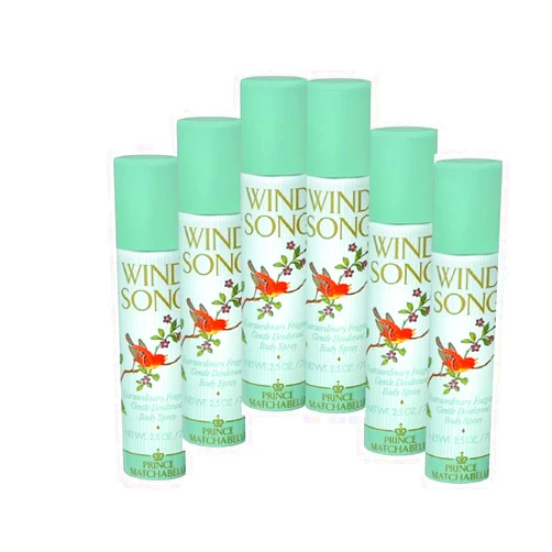 Prince Matchabelli Wind Song Body Spray - 6 Pack