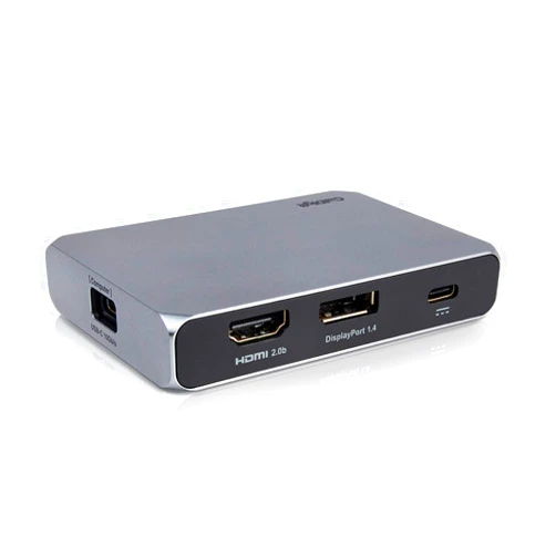 CalDigit USB-C Gen2 10Gb/s SOHO Dock - Up to 4K 60Hz, HDMI 2.0b, HDR, DisplayPort 1.4, 10Gb/s USB A & USB C, UHS-II microSD and SD Card Readers, Bus Power and Passthrough Charging Support (Renewed)