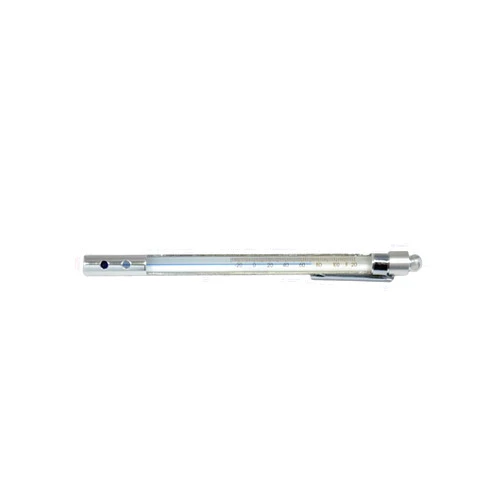 Thermco BM2012ABLS Glass Accu-Safe Open Face Blue Spirit Filled Pocket Thermometer, -30 to 120°F Range, 2°F Division, TOTAL Immersion