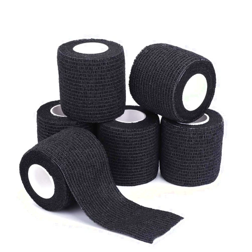 Xinwe Self-Adhesive Cohesive Wrap Bandage Flexible Stretch Tape Athletic Strong Elastic First Aid Tape for Wrist, Ankle Sprains, Swelling 6 Packs, 2Inch X 5Yards
