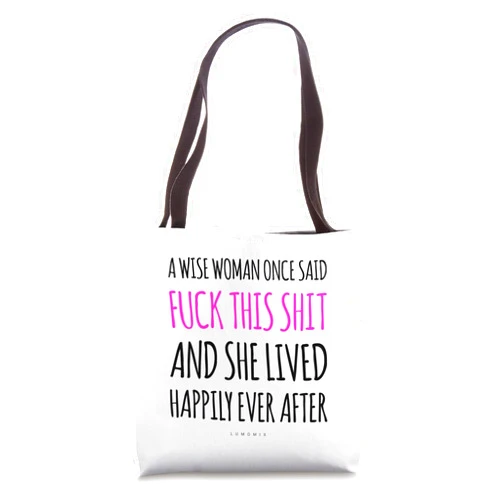 LUMOMIX Funny Bags For Women - Fuck This Shit - Tote Bag Gifts Tote Bag