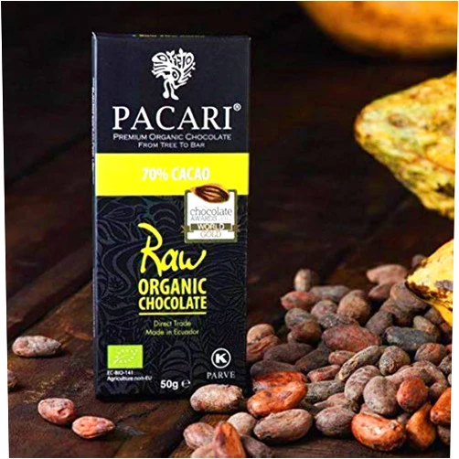 Pacari Raw 70% Organic Chocolate Bar