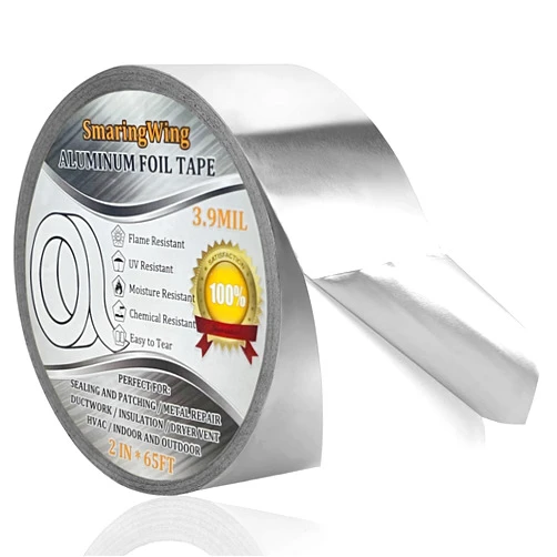 SmaringWing Duct Tape Heavy Duty Waterproof, Premium Aluminum Foil Tape (2