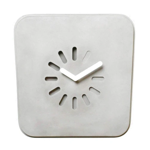 Lyon Beton Lyon Béton Life in Progress Wall Clock - Concrete