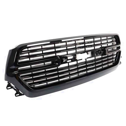 MUSMAPE Front Grill for 2019 2020 2021 2022 2023 Dodge Ram 1500 Grille Gloss Black Mesh