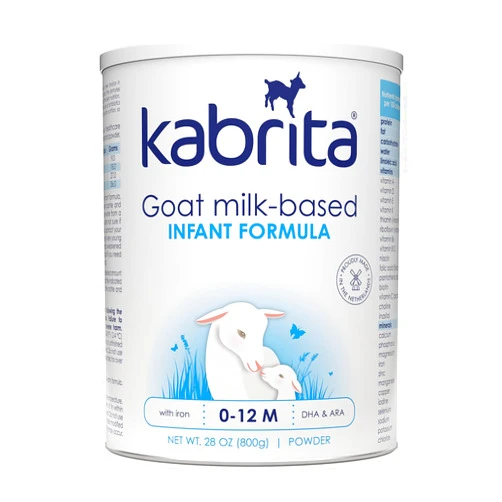 Kabrita Goat Milk Infant Formula - Easy to Digest Baby Formula 0-12 Months - Contains Prebiotics, Iron, DHA, Non-GMO - Gentle on Sensitive Tummies - Formula Supporting Gut Health & Sleep - 28Oz