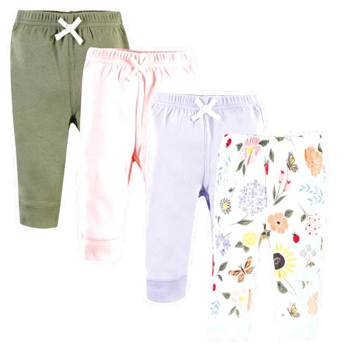 Touched by Nature Baby Girls' Organic Cotton Pants