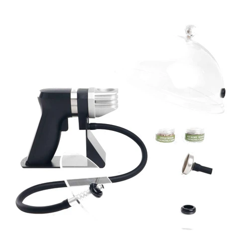 WITANHURST Cocktail Smoker Portable Handheld Cold Smoking Gun Electric Smoker, Cold Smoker Smoke Infuser Kit for Food and Drinks – Includes Wood Chips, Batteries, Dome Lid…
