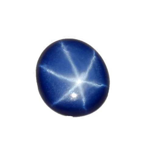 GEMHUB Approximate 8.65 Cts. 6 Rays Blue Star Sapphire Loose Gemstone Oval Shape BP-037
