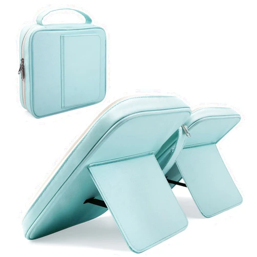 CITYCHASE Bible Covers for Men & Women, Bible Case Carrying Church Bag with Book Stand, Bible Bag with Handle, Zipper and Multi-Pockets for Scripture Study Bible Protector, Blue（Patent Design）