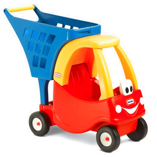 Little Tikes Cozy Shopping Cart Red/Yellow