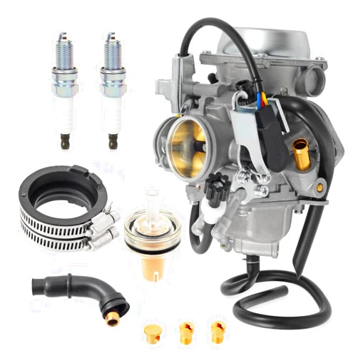 MOTO1988 Carburetor & Intake Manifold for Honda VTX1300 VTX1300C VTX1300R VTX1300S VTX1300T 2003-2009 Carb 16211-MEA-670 16100-MEA-A51