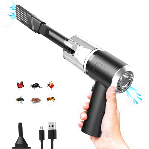 VOVEWAN Portable Cordless Handheld Vacuum 9000PA Wet Dry Vacuum Cleaner for Car Office Pet and Home Lightweight Cleaner Insect Spider Stink Bug Cockroach Moth Bee Dust Catcher