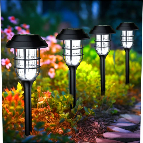 SOLPEX Solar Lights for Outside, Solar Outdoor Lights 12 Pack, Up to 10 Hrs Auto On/Off Garden Lights Waterproof, Solar Powered Landscape Lighting for Yard, Garden, Walkway-(Cold White)