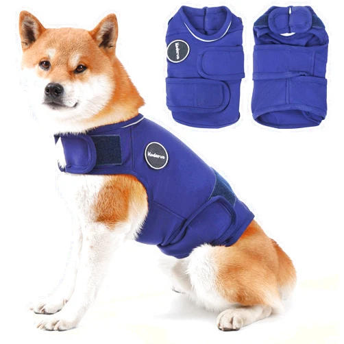 Kodervo Dog Anxiety Jacket, Skin-Friendly Dog Calming Shirt - Dog Coat for Thunder, Fireworks, Vet Visits and Separation - Keep Pet Calm without Medicine & Training, Anti Anxiety Vest for Dogs