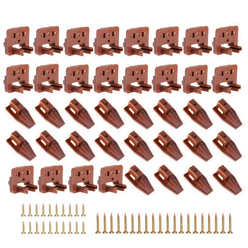 Seweder 20PCS Drawer Slide Track Guide Glide for Center Mount Drawer for Dressers and for Nightstand for Kenlin for Rite-Trak 1 Drawer Systems