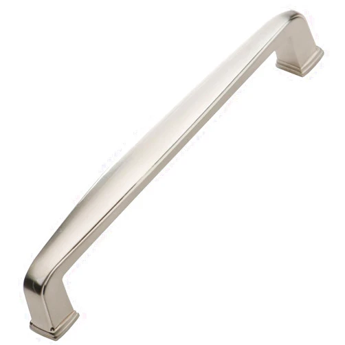 Southern Hills Brushed Nickel Drawer Pulls - 5 Inch Screw Spacing - Pack of 5 - Satin Nickel Kitchen Door Cabinet Handles - Cupboard and Vanity Hardware Gabinete -SH0816-SN-5
