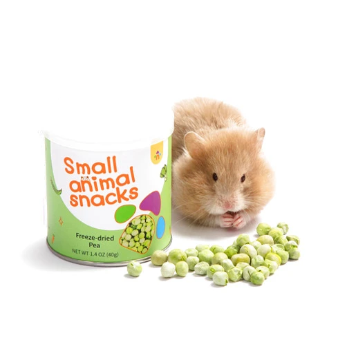 Niteangel Hamster Snack & Treats Toy - Small Animal Natural Treat for Dwarf Syrian Robo Hamsters Gerbils Mice Degus or Other Small-Sized Pets (Freeze-Dried Pea - 1.4oz (40g))
