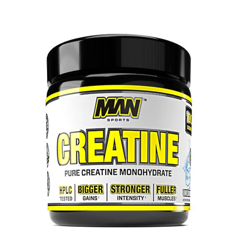 Man Sports 100% Pure Creatine Monohydrate Powder, Neutral, 500 Gram - 100 Servings