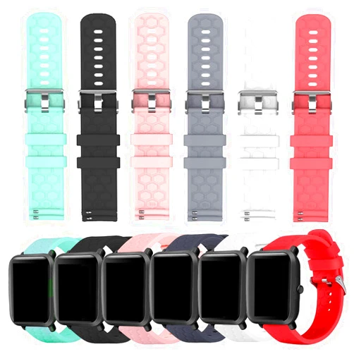 RuenTech Bands Compatible with Veryfitpro Smart Watch ID205/ID205L/ID215G/ID205U/ID205S/ID216/Uwatch 3/Uwatch Ufit/Uwatch GT, for GRV FC1/FC5 19mm Soft Silicone Quick Release Bands