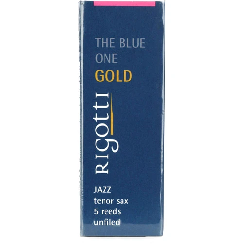 Rigotti RG5.JST Gold Jazz Tenor Saxophone Reeds - 2.5 Light (5-pack)