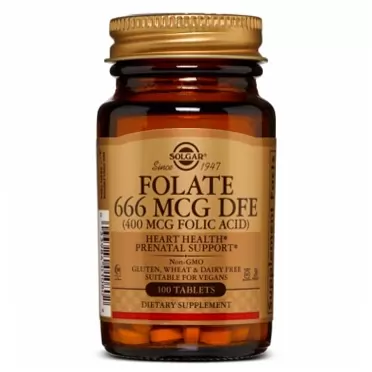 Solgar Folic Acid 400mcg 100 Tabs 3-Pack