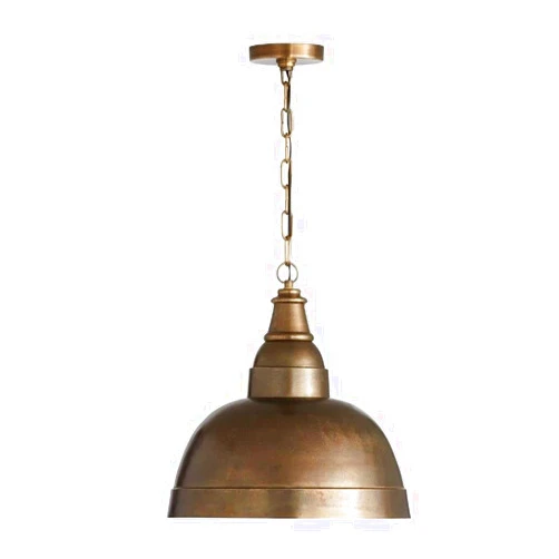 Capital Lighting Fixture Company Capital Lighting 330313XB Sedona Handcrafted Sand-Cast Aluminum Industrial Metal Dome Pendant, 1-Light 100 Watts, 17