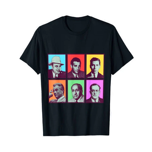 Mafia Hitters Clothing American Gangsters Mafia Bosses T-Shirt