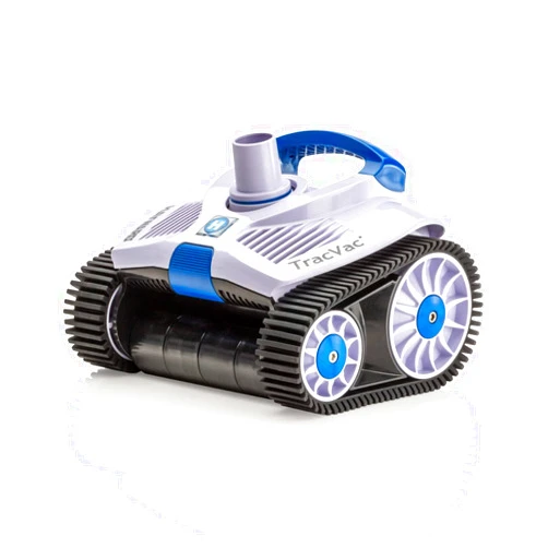 Hayward TracVac Lightweight Automatic Suction Vacuum Cleaner with Hose and Valve for In Ground Swimming Pool Maintenance, White