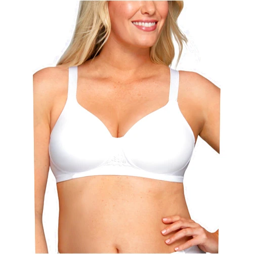 Vanity Fair Women's Full Figure Beauty Back Smoothing Bra, 4 Way Stretch Fabric, Lightly Lined Cups up to H