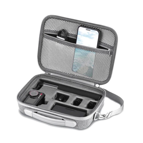 Flymile Osmo Action 5 Pro Carrying Case for DJI Osmo Action 5 Pro/Action 4 3, Travel Portable Shoulder Bag Compatible with DJI Osmo Action 5 Pro/Action 4 3 Adventure Combo Accessories