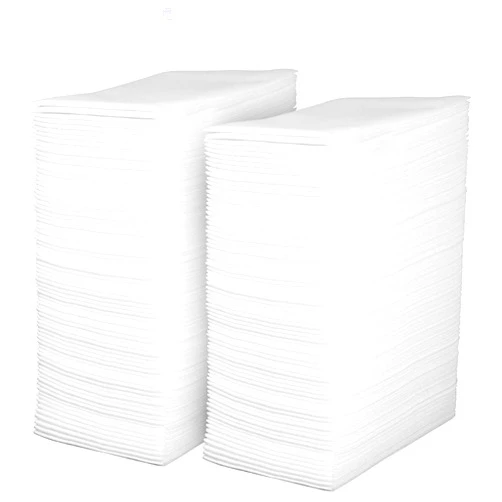 ChefLand Linen Feel Disposable Guest Towels - Cloth Like White Paper Hand Napkins 200 Pack - Highly Absorbent, Soft Fancy Guest Hand Towels for Bathroom, Parties, Dinner, Cocktails, Kitchen, Weddings & Events