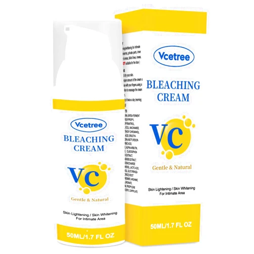 Vcetree Skin Lightening Cream for Body Intimate Areas, Private Parts, Underarm, Inner Thigh, Bikini Area, Elbows, Knees, Bikini Line Skin Whitening Bleaching Cream Dark Spot Remover For Body Intimate Part.