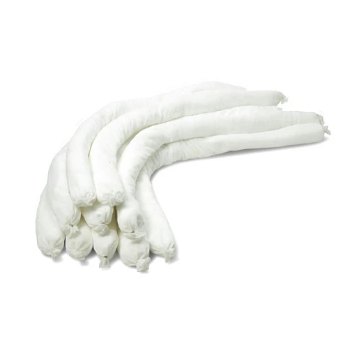 Aabaco Oil Only Absorbent Socks – Snake to soak up Any Oil, Diesel, Fuel or Hydrocarbon Based fluids – Repels Water - 3” x 48” – Absorbing up to 10 Gallons – Clean Oil Spills (Pack of 10)