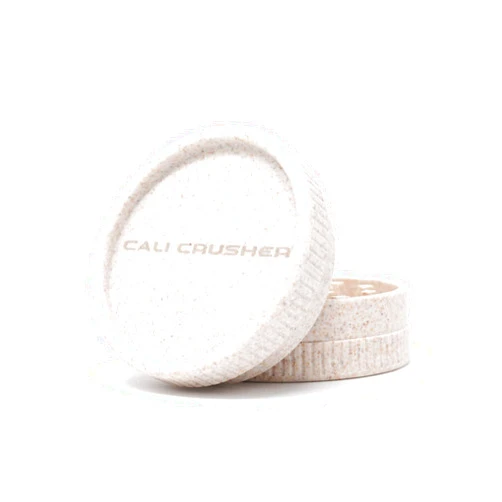O-NINE Cali Crusher Eco Hemp - California's Best - #1 Biodegradable Herb Grinder 2.15 Inch 2 Piece Hemp Grinder (White)…