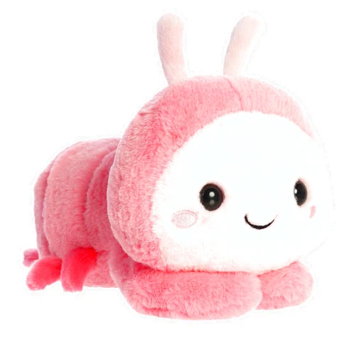 Aurora® Playful Too Cute™ Shimmi Shrimp™ Stuffed Animal - Adorable Characters - Playful Fun - Pink 9 Inches