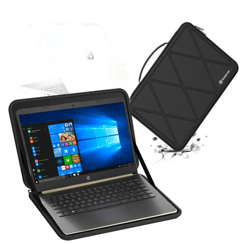 Smatree Hard EVA Protective Sleeve Case Compatible for 14 inch HP Laptop - 14t-dq300/14t-dq500/14-fq2097nr Laptop and Anti-Shock Bag(X8252)