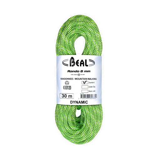 Beal Rando Classic Rope - Green - 8 mm x 30 m