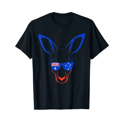 Happy Australia Day TShirts Funny Aussie Kangaroo Happy Australia Day Shirt Funny Aussie Kangaroo Patriotic T-Shirt