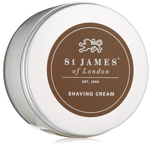St James of London Sandalwood & Bergamot Shave Cream Jar, 5.07 oz