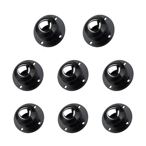 LePvo 1 Inch Small Caster Wheels for Furniture, Self Adhesive Caster Wheels, 360° Swivel Wheels, 28 LBS Load Capacity Per Wheel, Low Profile Wheels for Small Appliance Storage Box Planter (8 Pack)